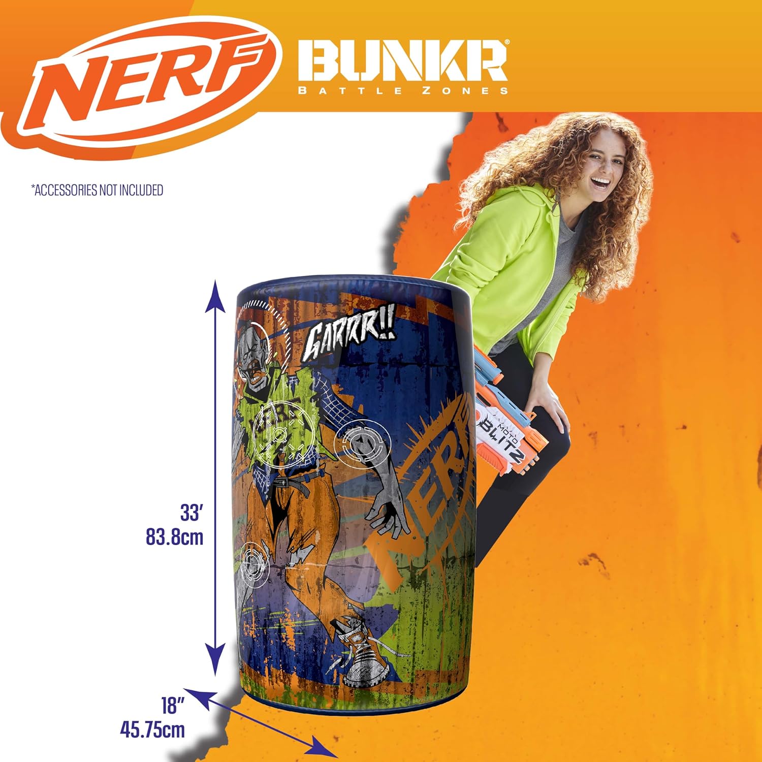 NERF BUNKR Zombie Last Stand Inflatable Battle Zone