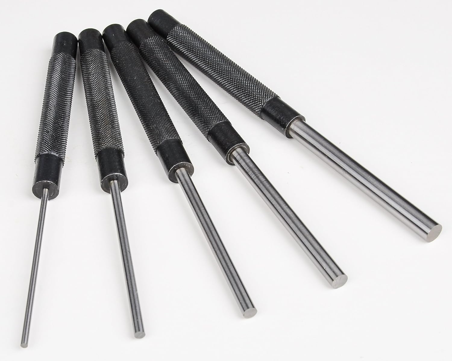 Fowler 52-500-300-0, Extra Long 5 Piece Drive Pin Punch Set