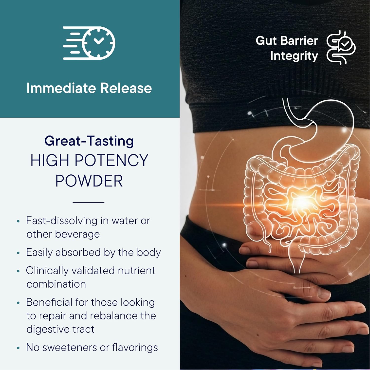 BIOTICS RESEARCH GI Resolve™ Advanced L-Glutamine Powder Formula for Gut Lining Support & Healing - Optimal Gastrointestinal Function - Premium