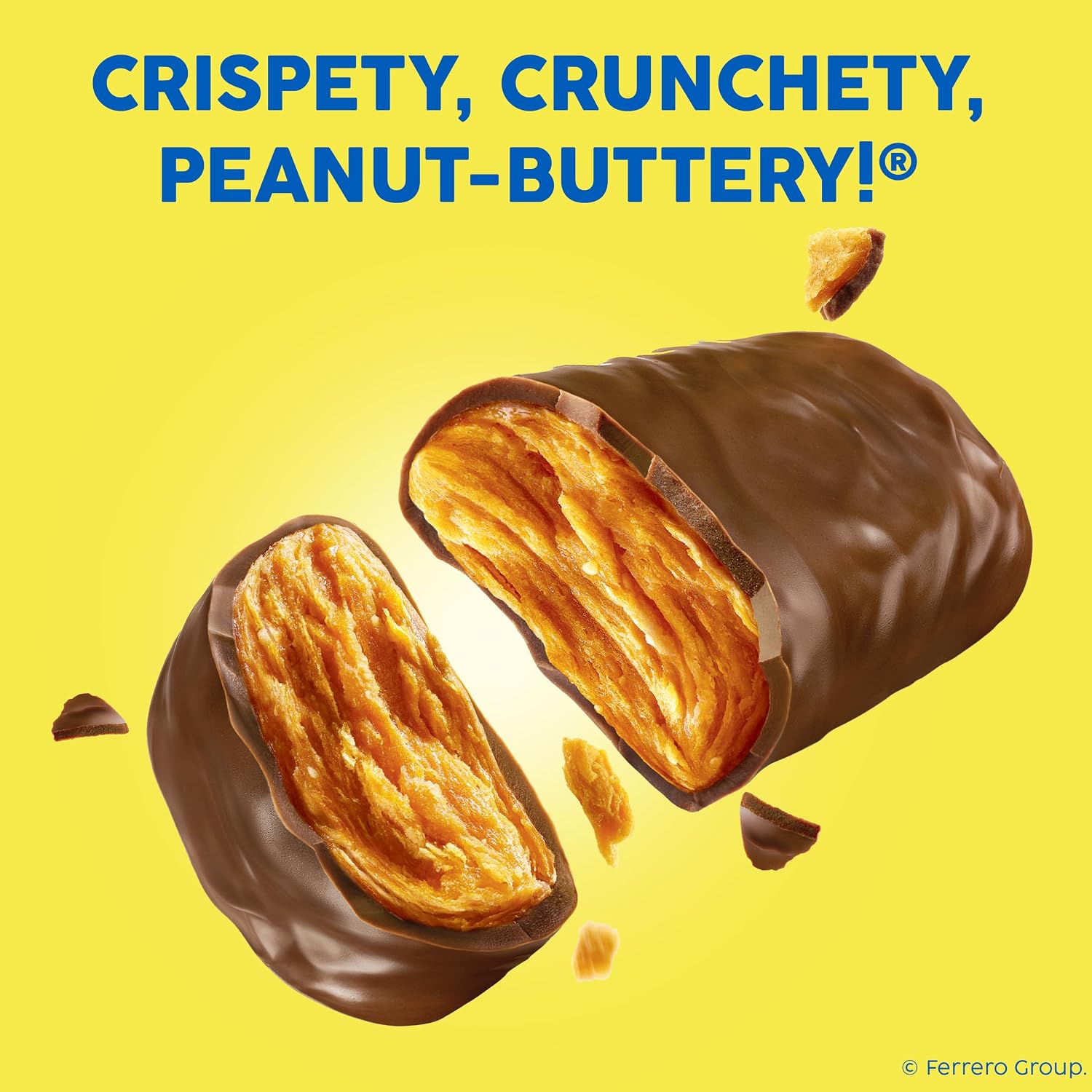 Butterfinger Full Size Candy Bar, 18 Count, Crispety Crunchety Peanut-Buttery On-The-Go Sweet Treat, 1.9 oz Each