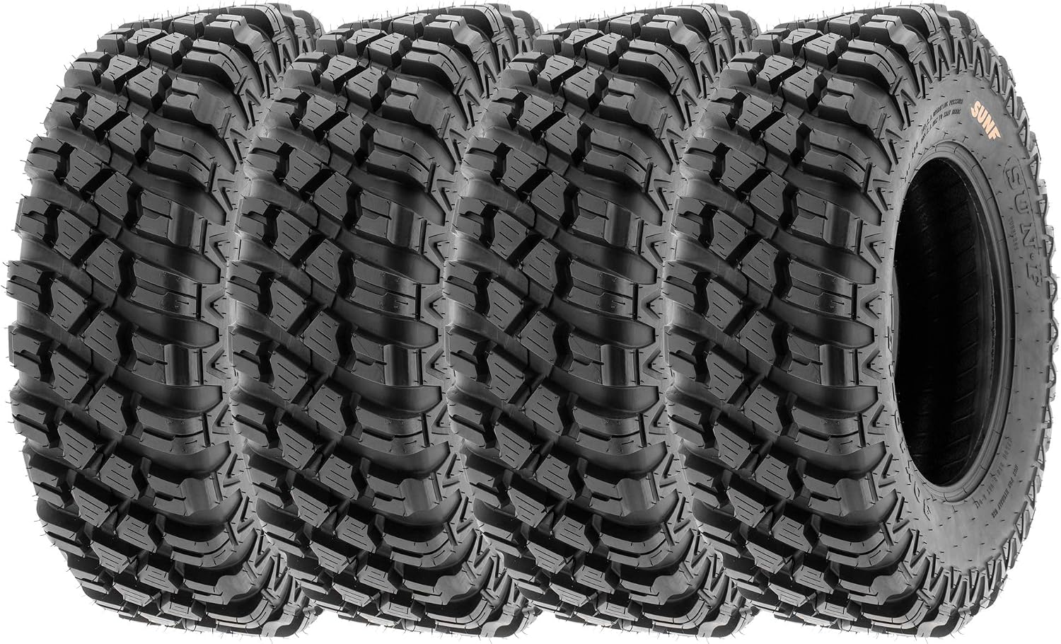 SunF 30x10-15 30x10x15 Loose Over Hardpack ATV UTV Tire 8 PR A047 - SET of 4