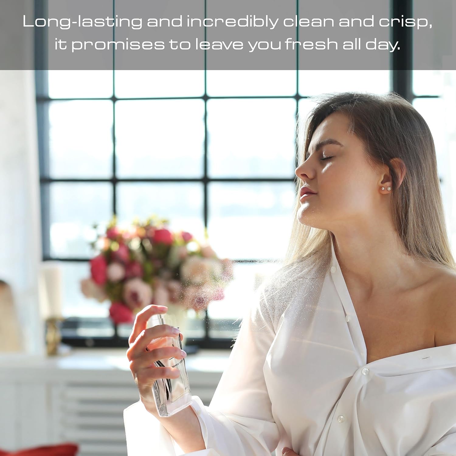 Geir Ness Laila Eau de Parfum for Women, Essence of Norway, 1.7 oz | Laila perfume, airy fruity-floral fragrance, long-lasting wear, everyday scent, 50 ml spray bottle