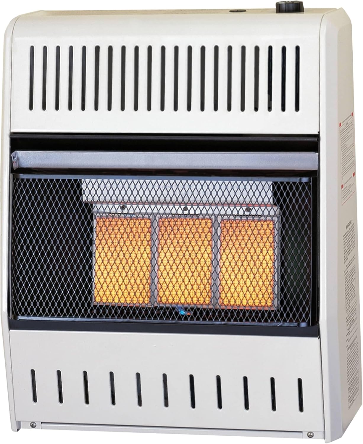 ProCom Heating Liquid Propane Ventless Infrared Plaque Heater With Base Feet - 10,000 BTU, Manual Control - Model# ML100HPA-B