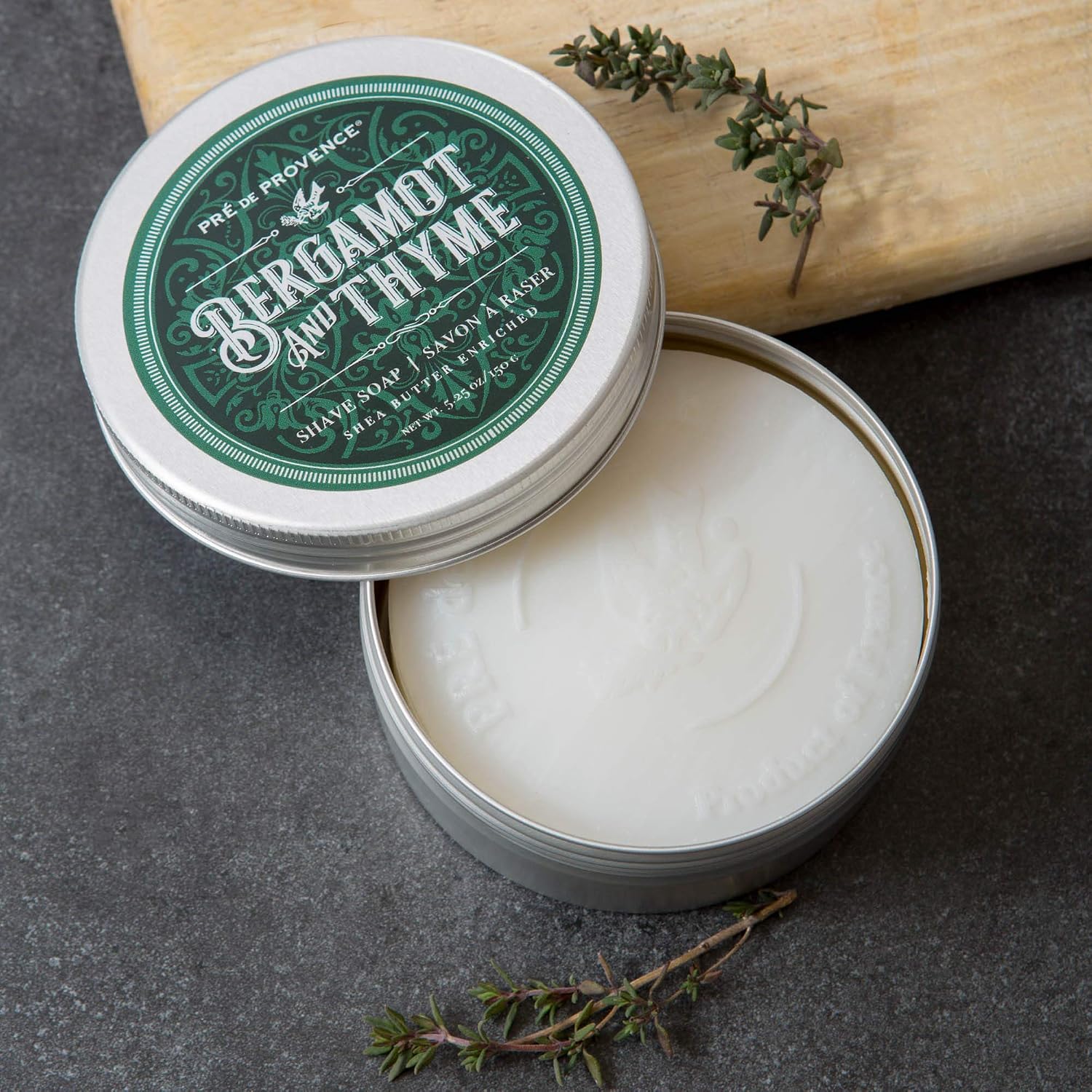 Pre de Provence Shea Butter Enriched Men's After Shave Balm, 2.5 Ounce - Bergamot & Thyme (Packaging may vary)