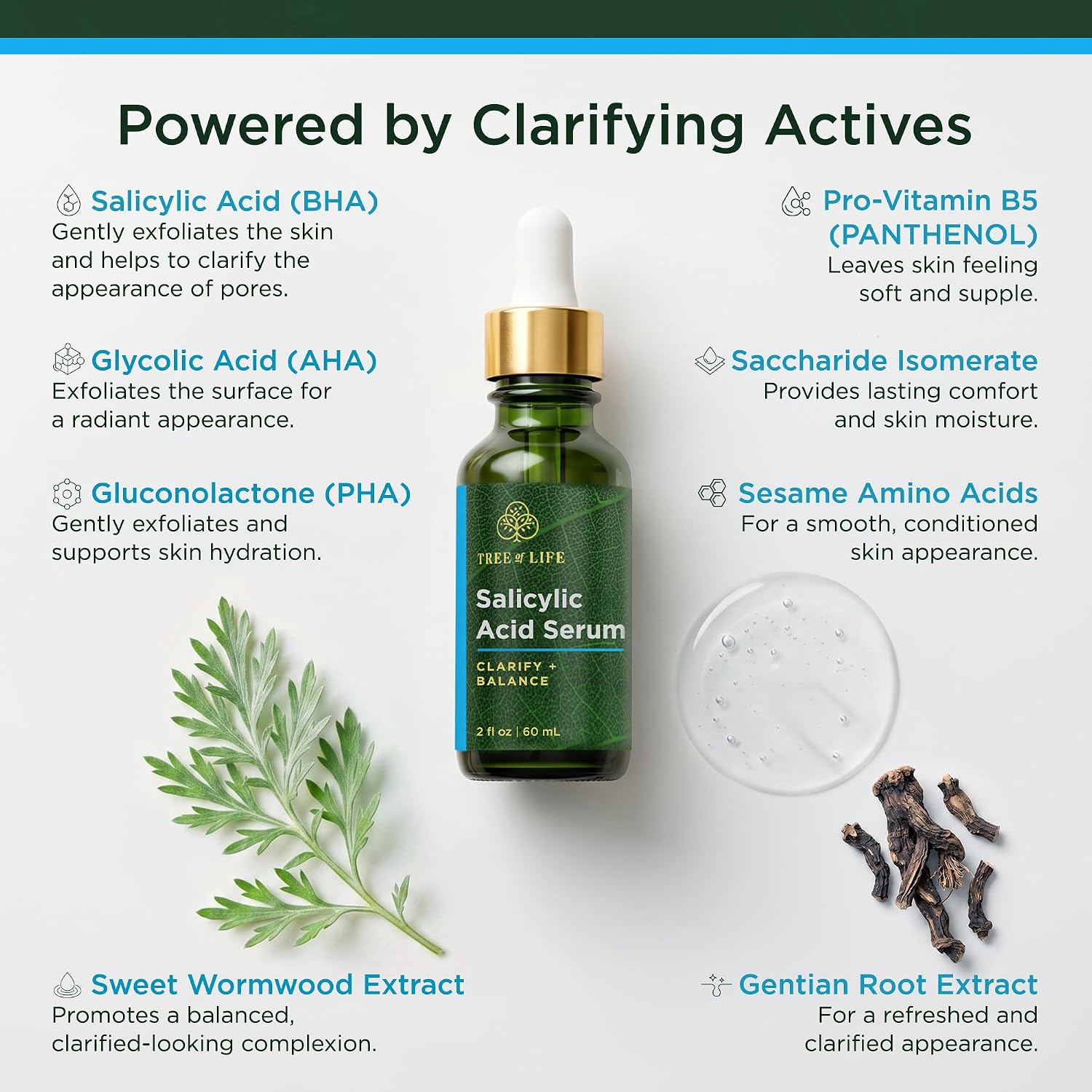 Tree of Life Vitamin C Serum for Face - Brightening and Hydrating Face Oil for Dark Spots and Fine Lines - Suitable for Sensitive Skin - Dermatologist Tested Skin Care - 1 Fl Oz | Brightening Vitamin C serum for face. Hydrating face oil that targets dark…