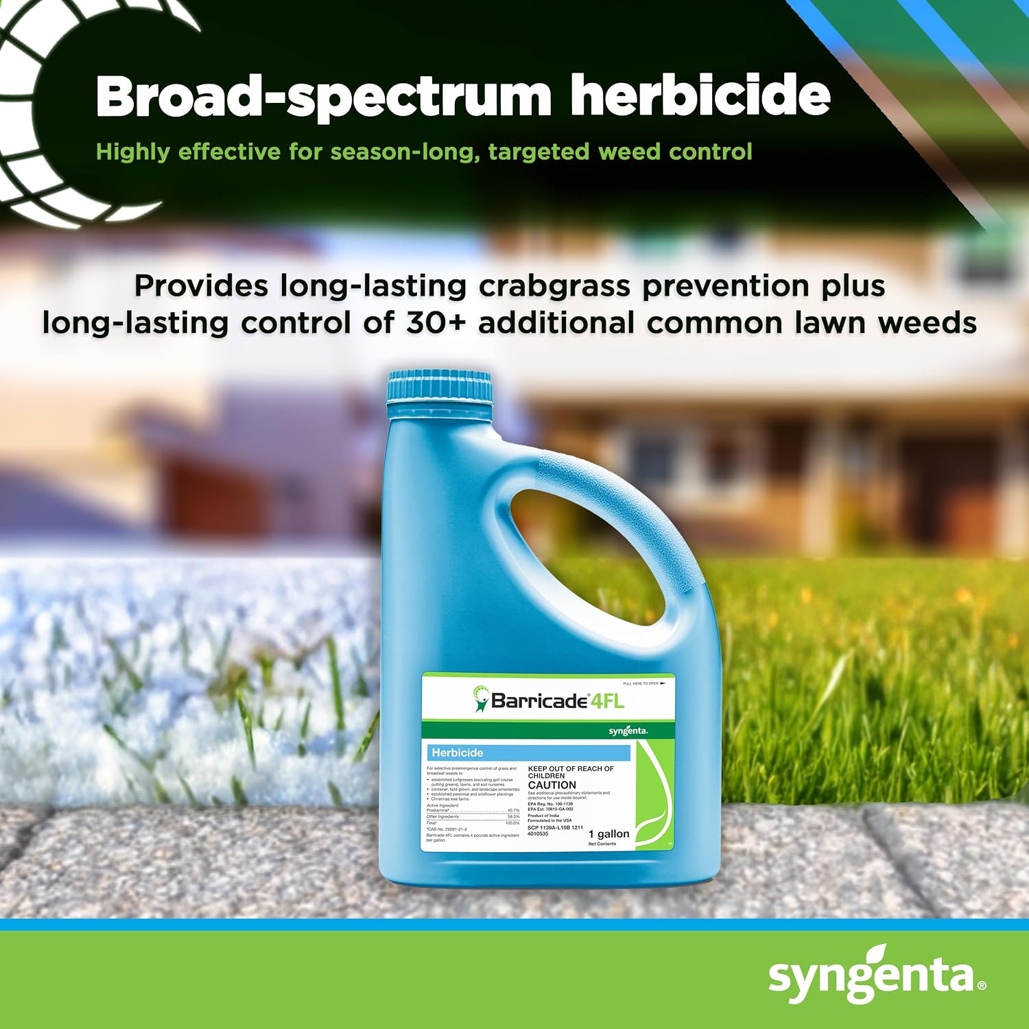 Barricade 4FL Herbicide - 1 Gallon