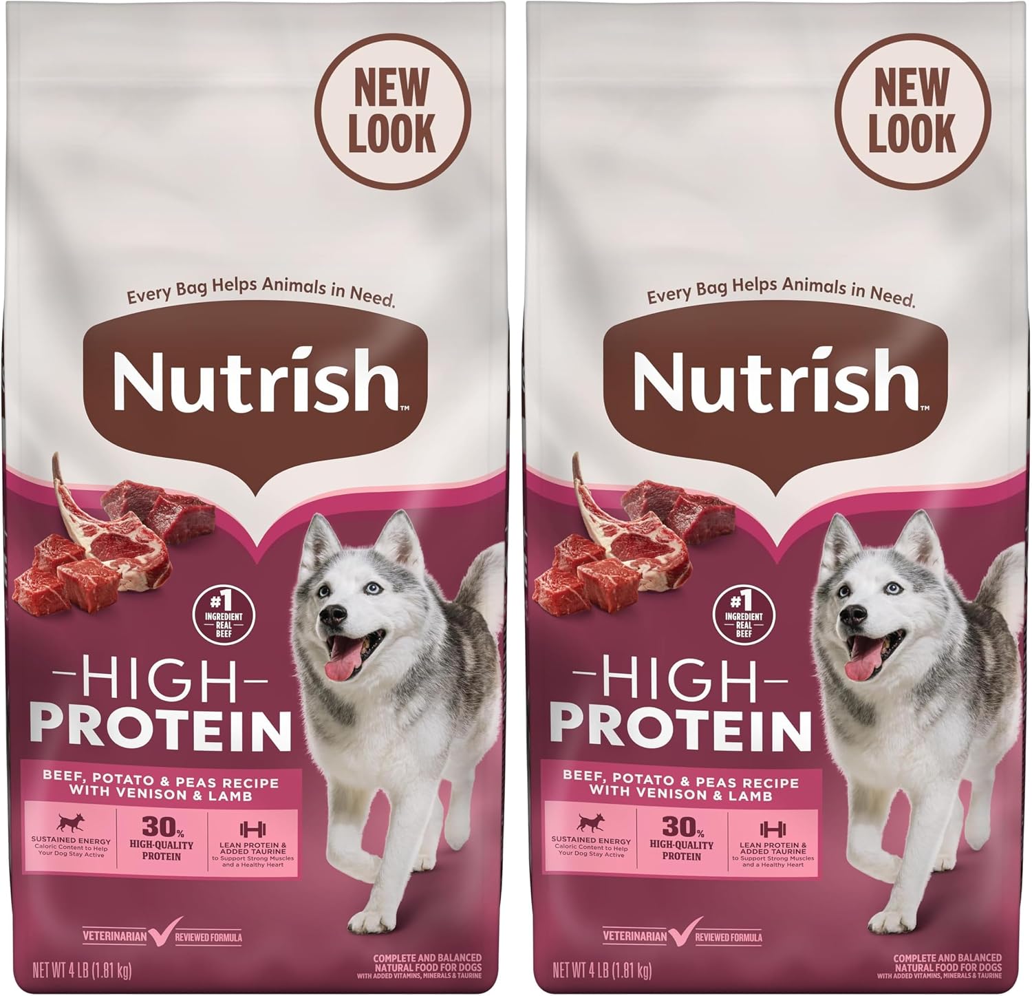 Nutrish High Protein Dry Dog Food, 23 lb. Bag (Rachael Ray)