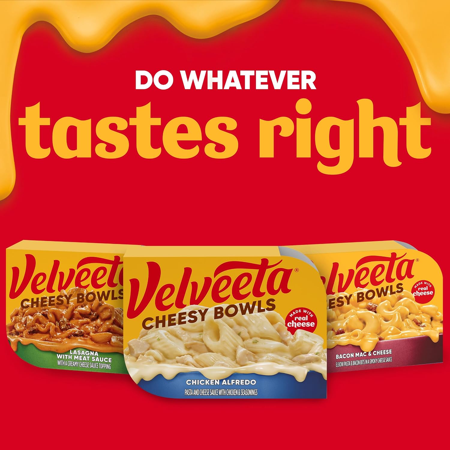 Velveeta Microwave Meal, Cheesy Bowls Ultimate Cheeseburger Mac, 9 oz Tray