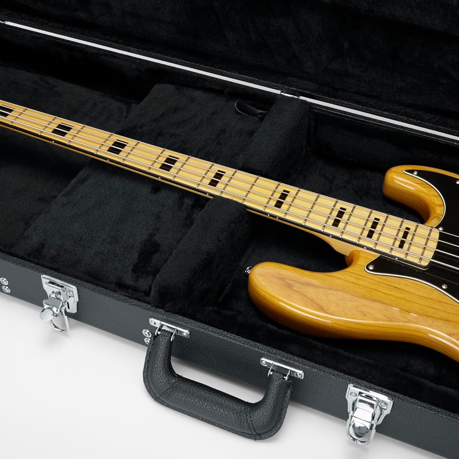 Gator Cases Deluxe Wood Case for SG Electric Guitars; Brown Exterior (GW-SG-BROWN)