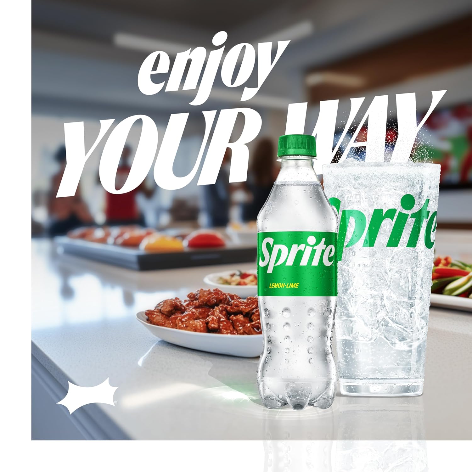 Sprite Lemon-Lime Caffeine-Free Soda Soft Drink Cans, 12 fl oz, 12 Pack | Fridge pack, naturally flavored soft drink, carbonated