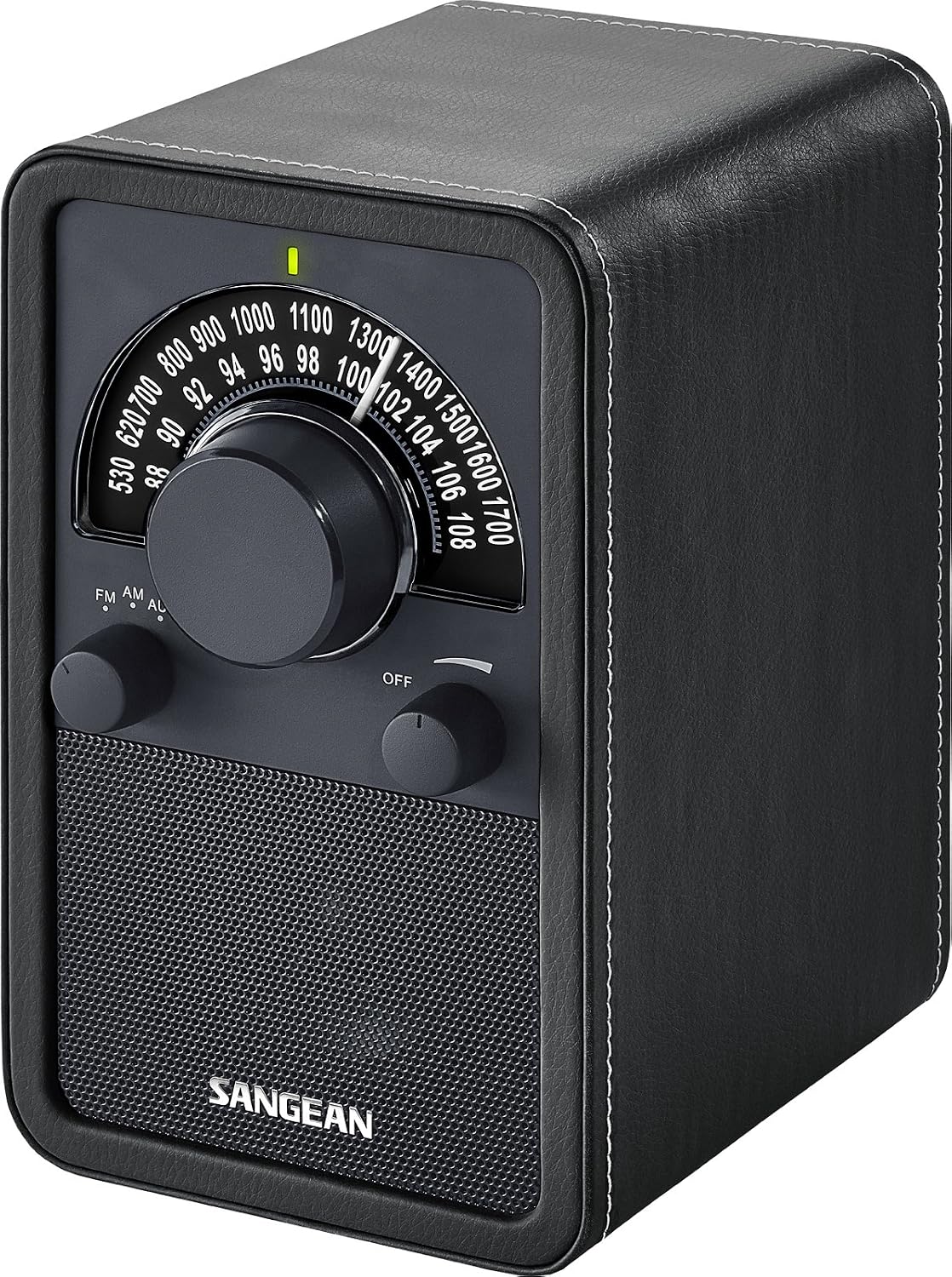 AM/FM Table Top Wooden Radio (Black)