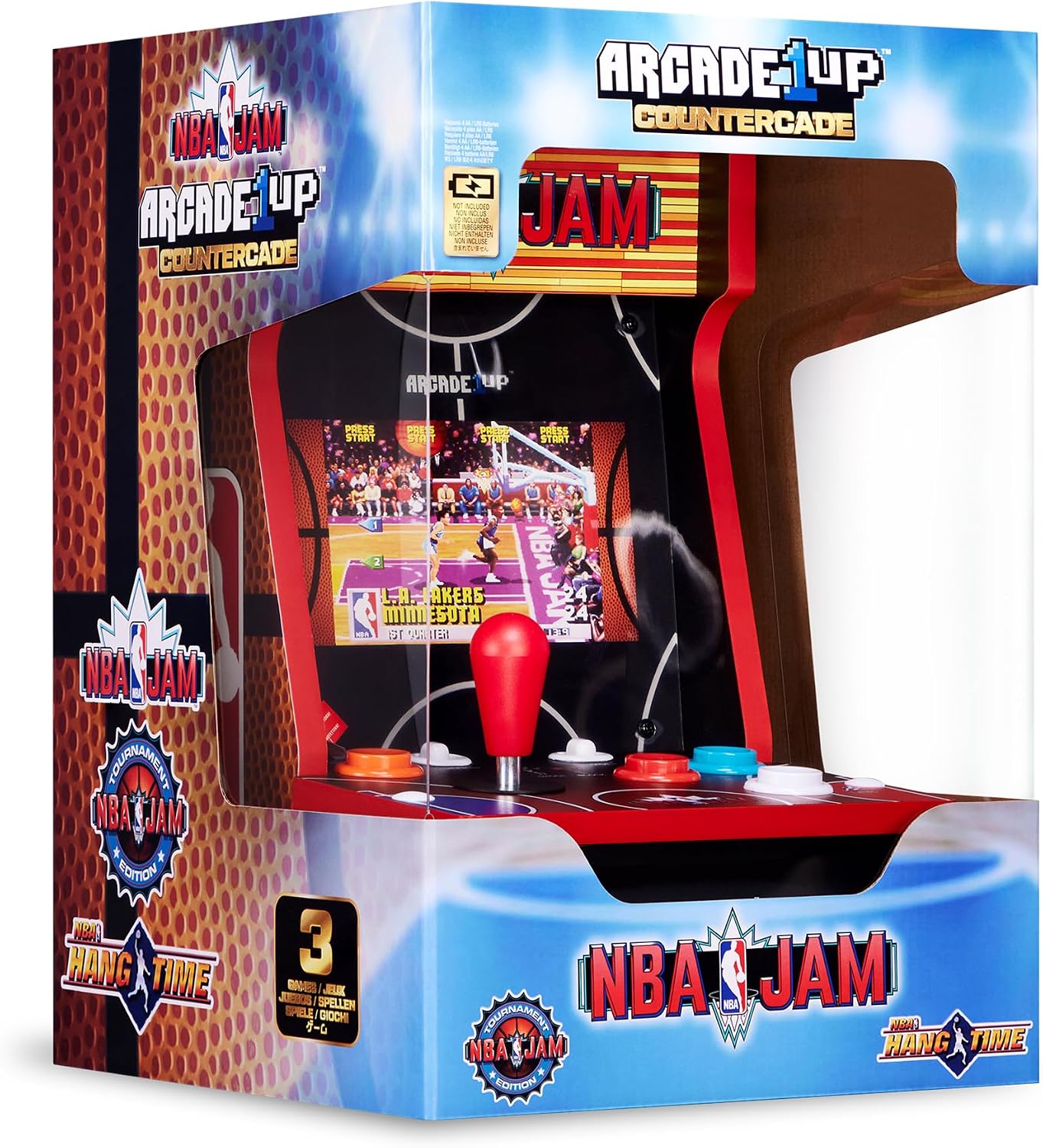 Arcade1Up Ms. Pac-Man Class of '81 Countercade, 3 Retro Games | Countertop Arcade Machine with 7-Inch LCD Screen and Real Feel Joysticks and Buttons