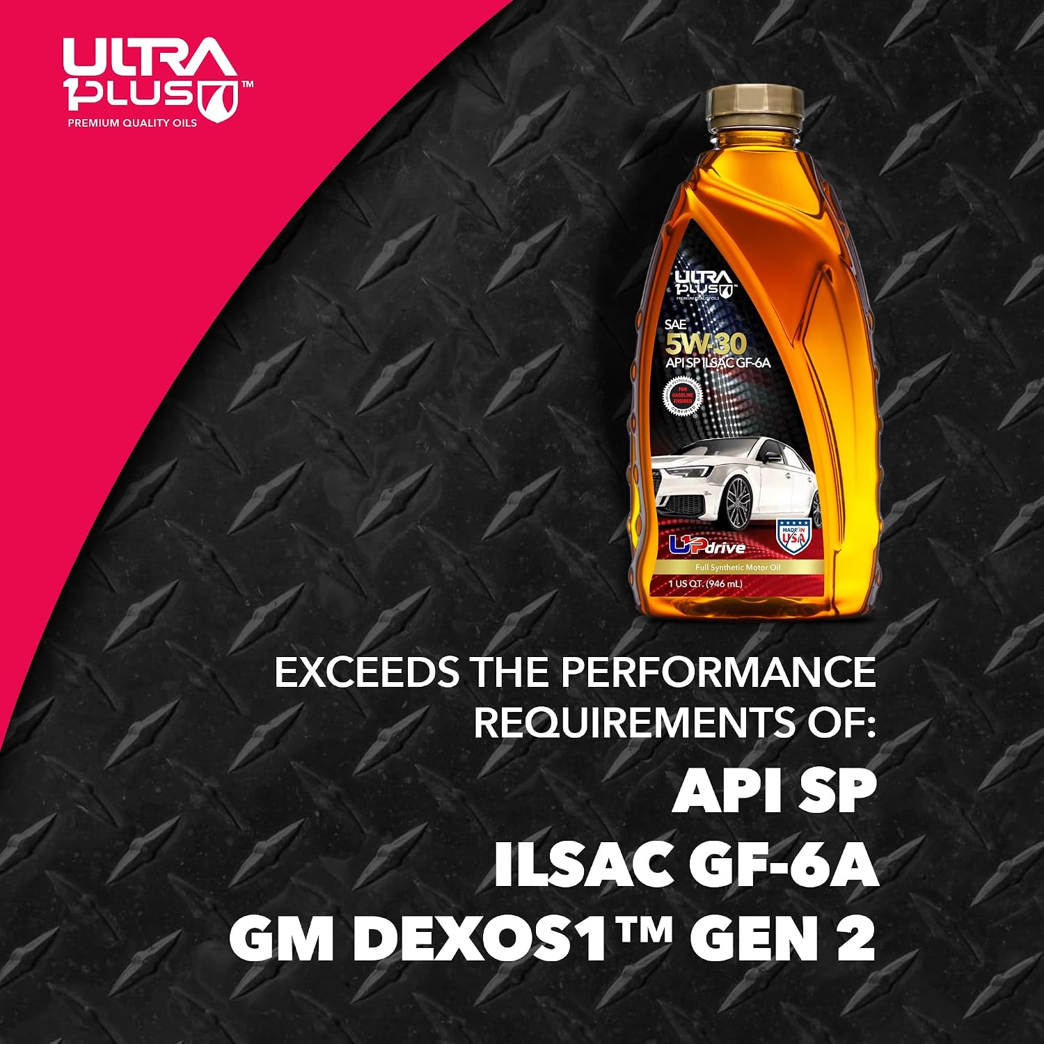 SAE 5W-30 Full Synthetic Motor Oil API SP ILSAC GF-6A 1 Gallon
