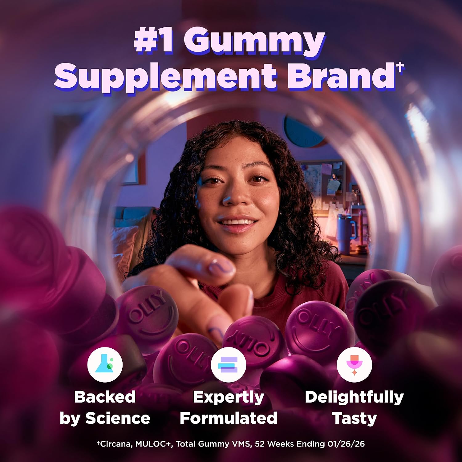 OLLY Immunity Sleep + Elderberry Gummies, Immune & Sleep Support*- 36 Count