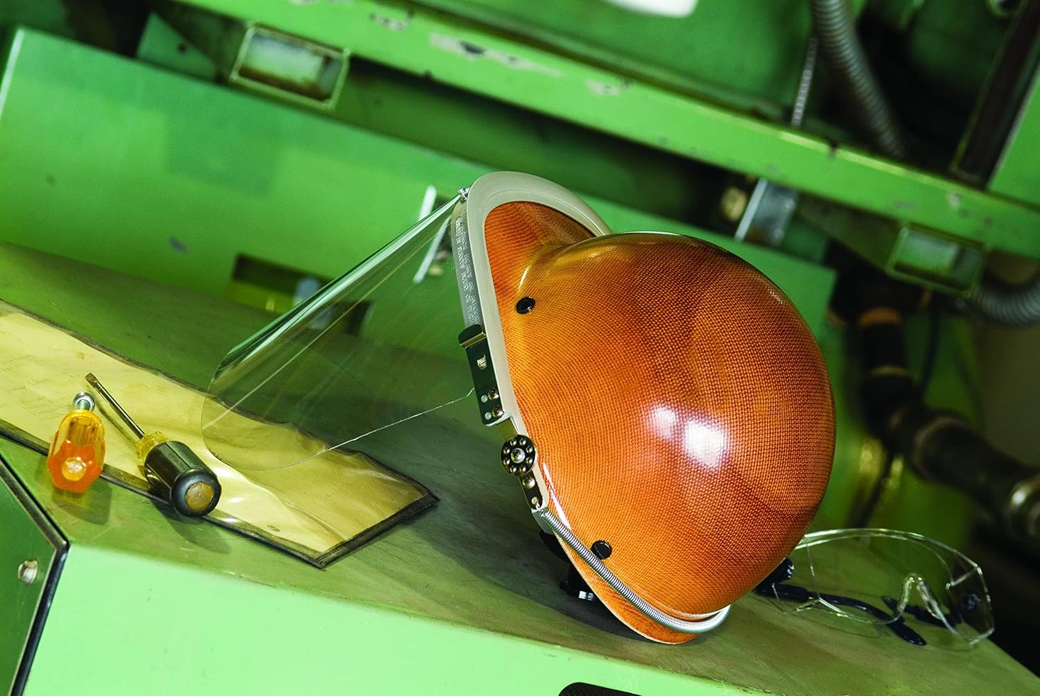 MSA Skullgard Cap Style Safety Hard Hat with Suspension - Non-Slotted Cap, Made of Phenolic Resin, Radiant Heat Loads up to 350F | Staz-On Pinlock Suspension