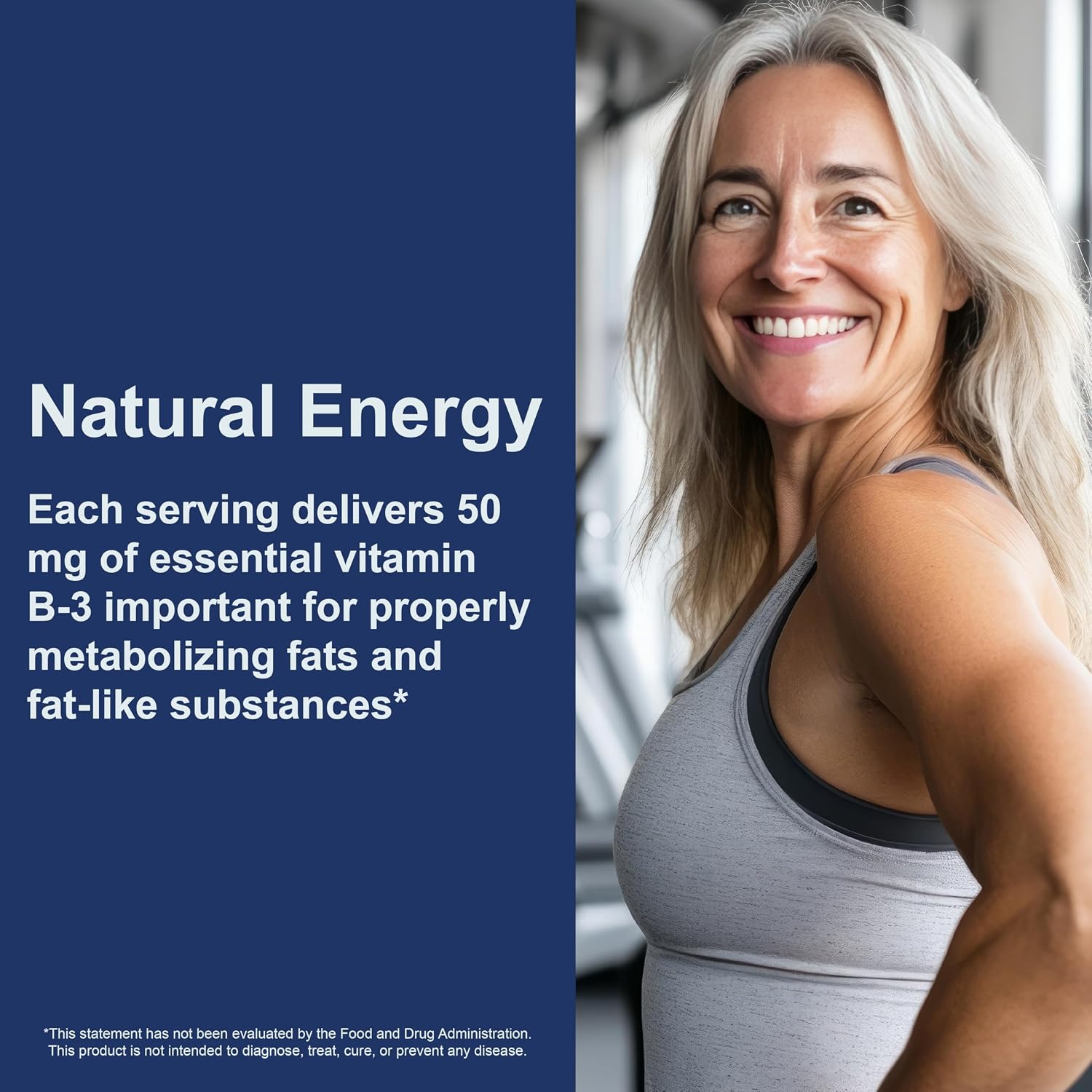 Carlson Niacin, 50 mg, Cholesterol Metabolism, Nerve Function, 300 Tablets | Energy Production