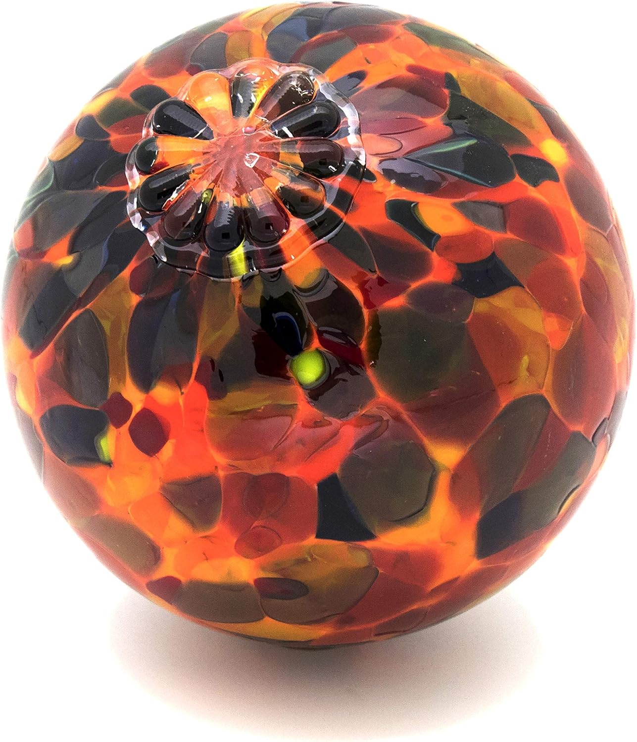 Totally Blown Glassworks Pond Float. Handmade Blown Glass, Garden Gazing Ball, Table Centerpiece