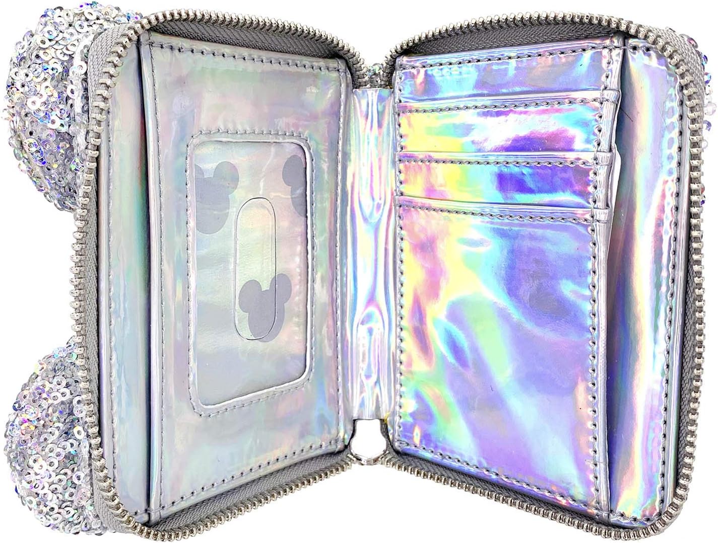 Loungefly X LASR Exclusive Disney Holographic Sequin Minnie Wallet