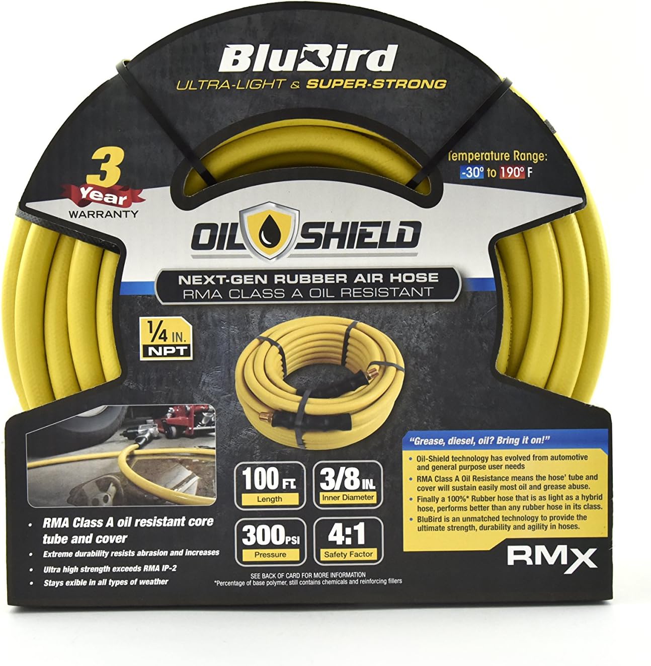 OilShield Next-Gen Air Hoses (3/8" x 50')