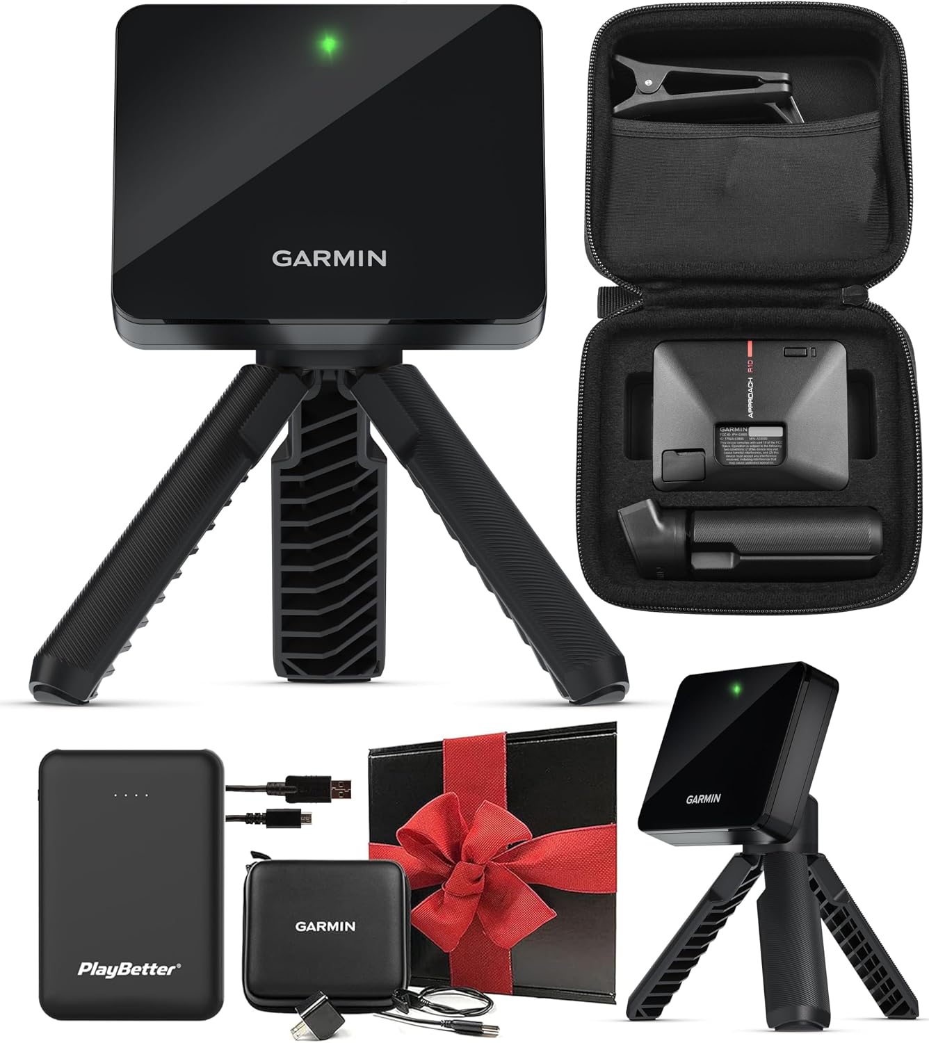 Garmin Approach R10 Portable Golf Launch Monitor & Simulator Gift Box | Great for Home, Outdoor & Indoor
