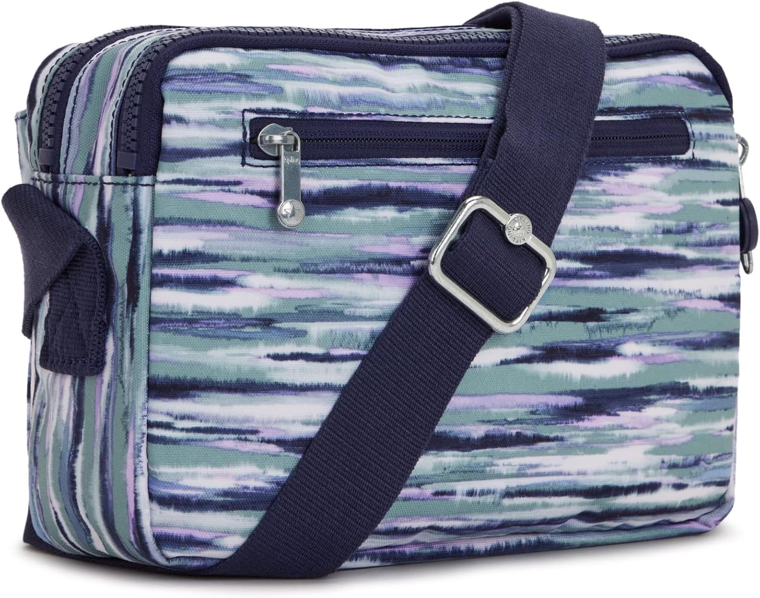 Kipling Women’s Abanu Medium Crossbody Bag, Lightweight, Adjustable Nylon Waist Pack with Multi-Compartment Zip Pockets