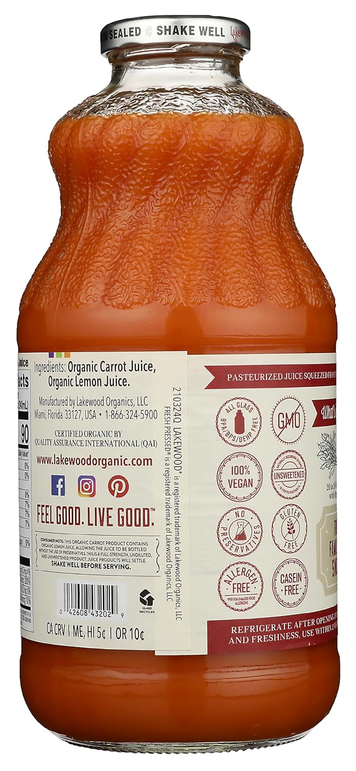 Lakewood Organic Pure Concord Grape Juice, 32 oz