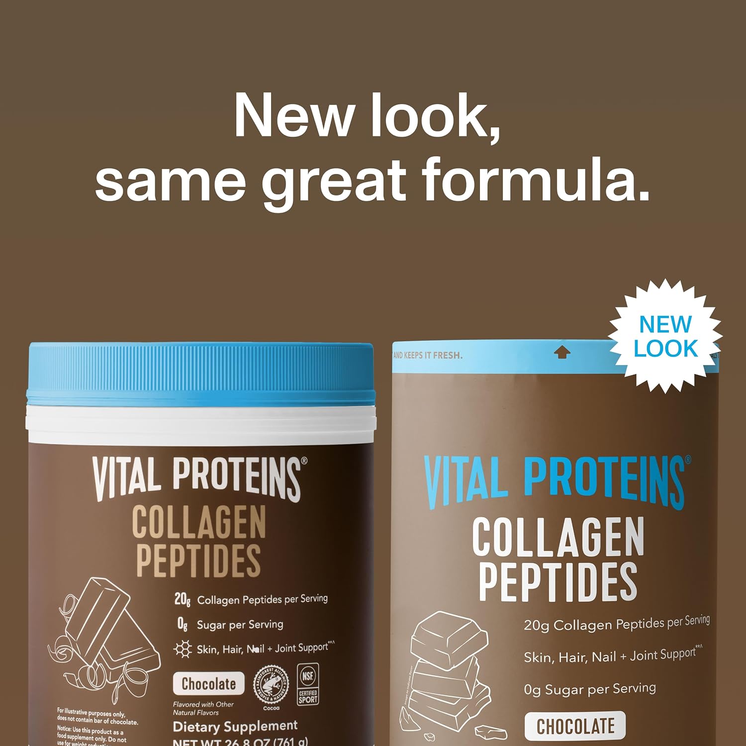 Vital Proteins Collagen Peptides Powder, Unflavored Stick Packs, 20 Count | 10g Hydrolyzed Collagen Peptide Per Packet, Supports Hair Skin & Nails, Travel-Friendly Stick Packs, 20 Servings