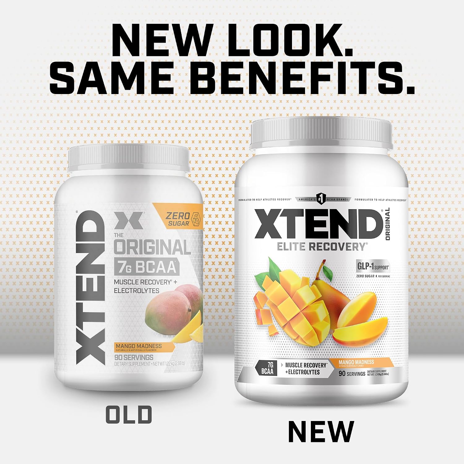 Xtend Original BCAA Powder, 7g BCAAs and 2.5g L-Glutamine for Muscle Recovery Hydration and Lean Muscle, Sugar Free Intra and Post Workout Drink with Electrolytes, Watermelon Explosion, 30 Servings