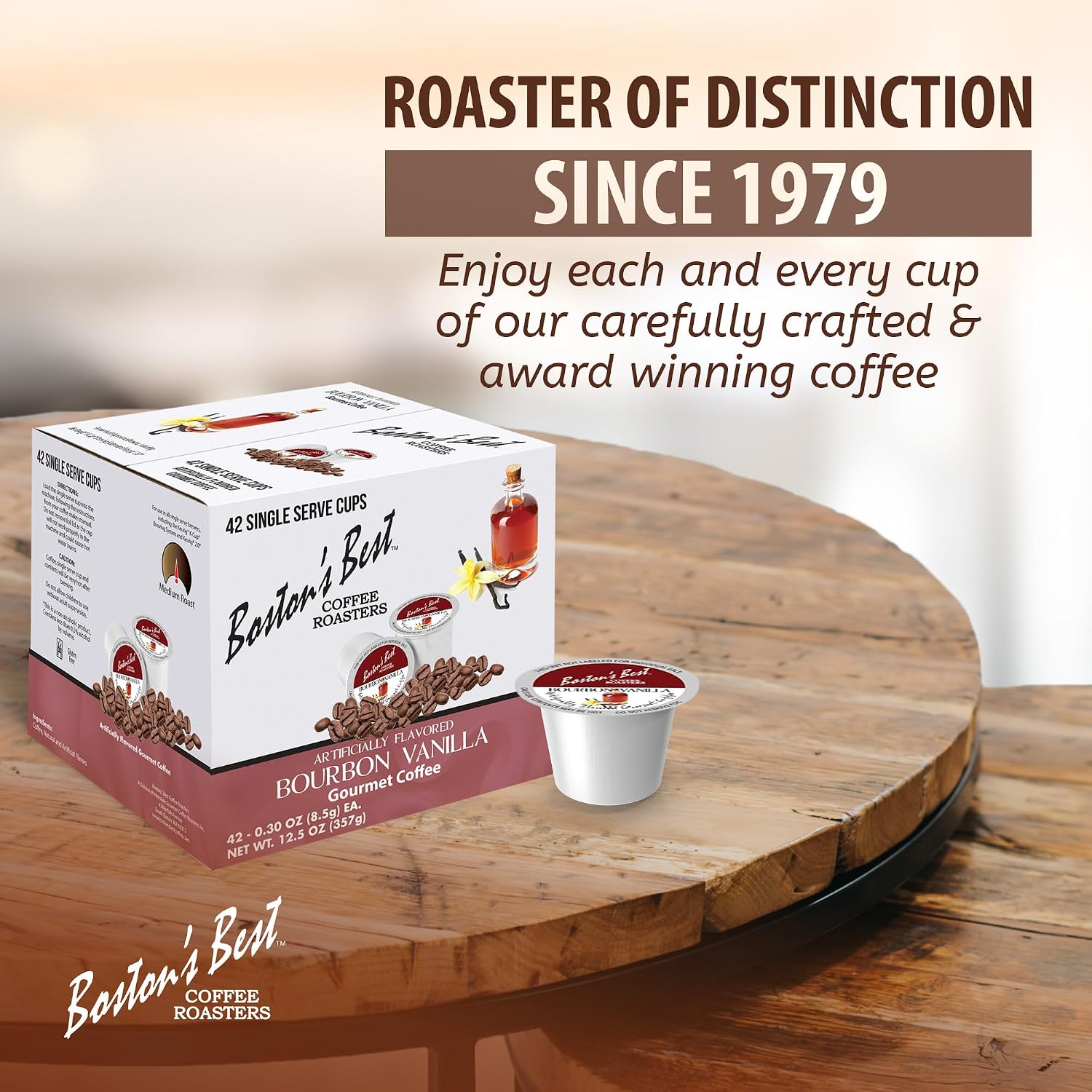 Boston’s Best - Aloha Coconut Flavored Delicious Gourmet Coffee Compatible with Keurig Coffee Maker, 1 Count (42 Single Serve Cups)