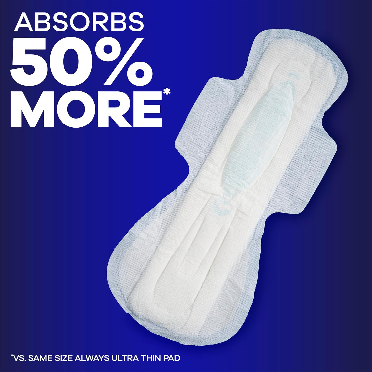 Always Maxi Overnight Pads with Wings for Women, Size 5, Extra Heavy Overnight Absorbency, Unscented, 36 Count