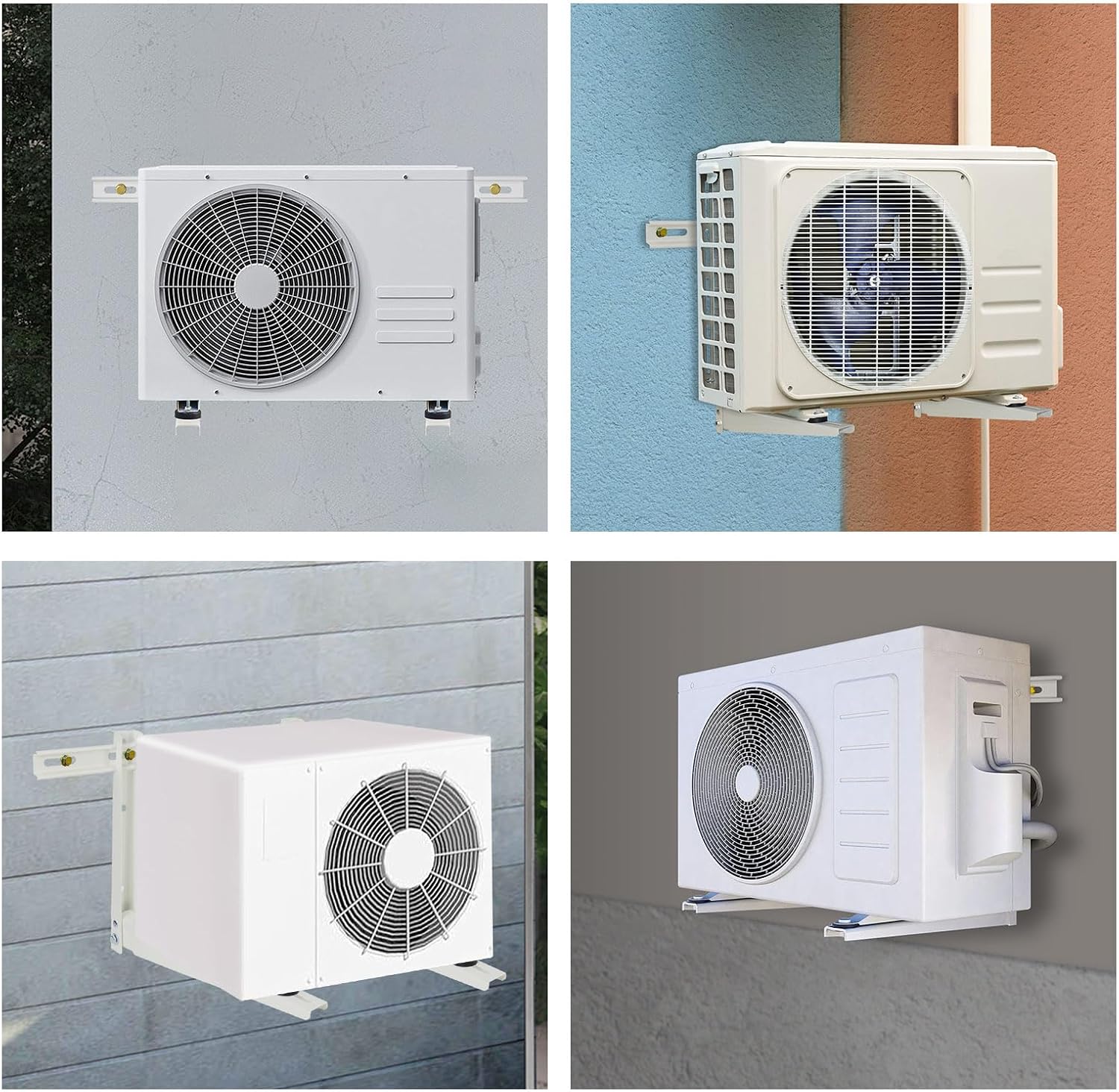 Mini Split Wall Mounting Bracket for Outside Ductless Mini Split AC Heating System 9000-36000 Btu