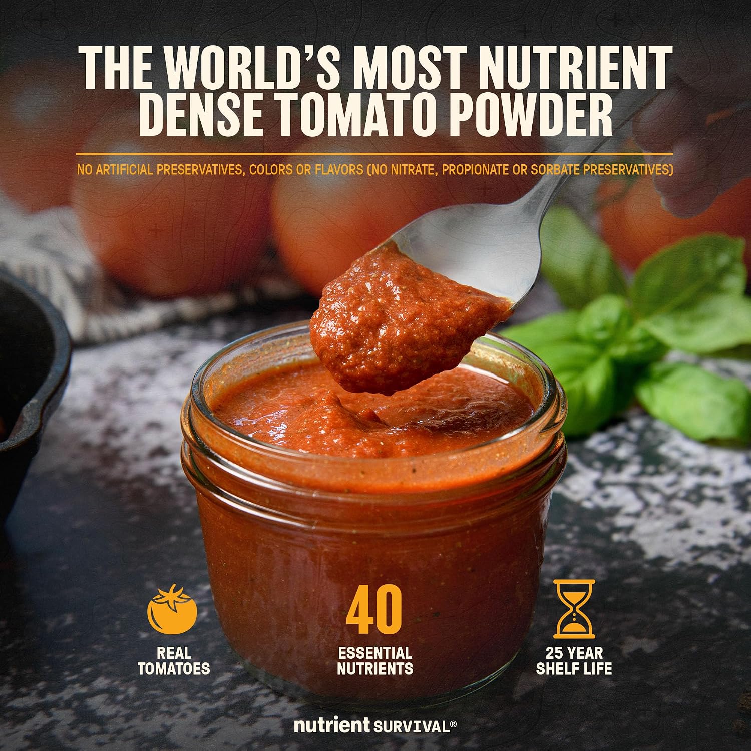 Nutrient Survival Vitamin Powdered Milk, Freeze Dried Prepper Supplies & Emergency Food Supply, 21 Essential Nutrients, Soy & Gluten Free