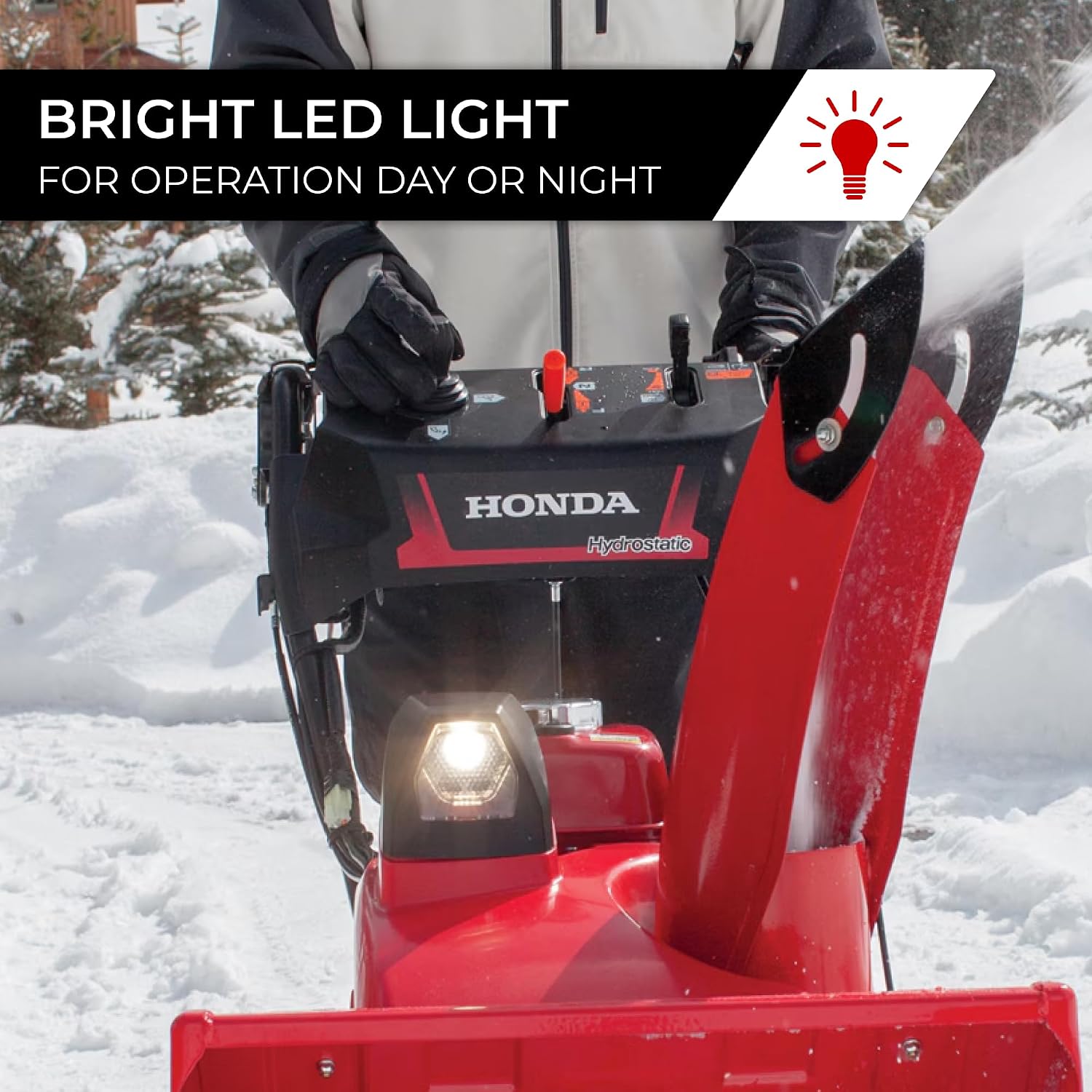 Honda HSS928 28-Inch Two Stage Snow Blower (HSS928AAW) | Pneumatic Sure-Grip Tires, Clears Up to 1900 Pounds per Minute with 52-Foot Max Throwing Distance, Self-Propelled