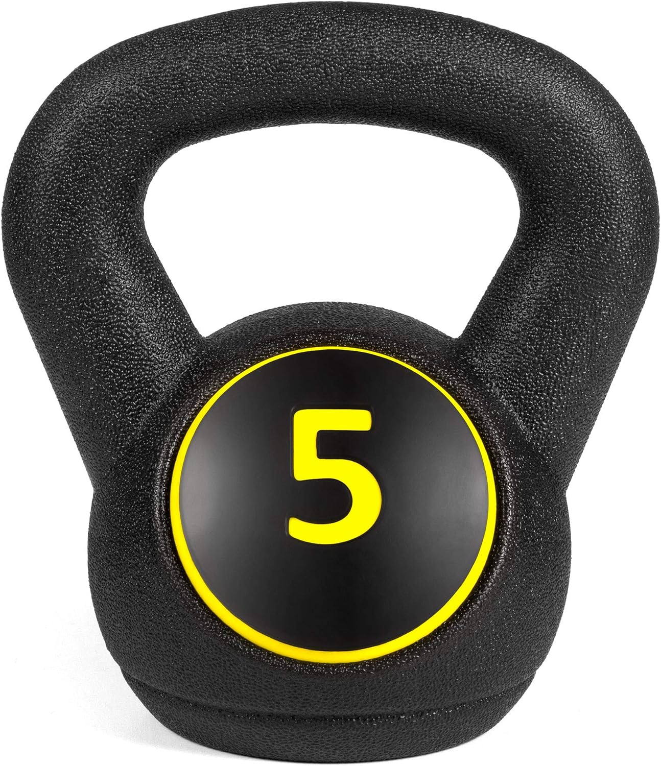 Best Choice Products 3-Piece Kettlebell Set with Storage Rack, HDPE Coated Exercise Fitness Concrete Weights for Home Gym, Strength Training