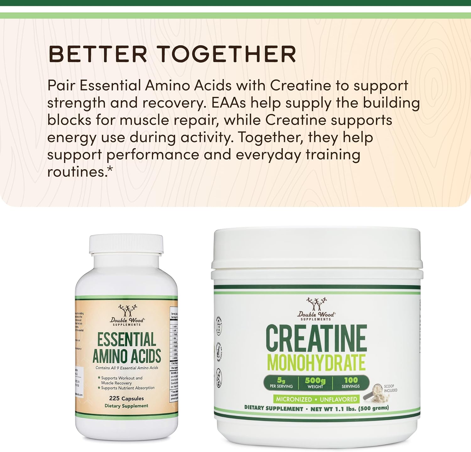 EAA Capsules, BCAAs, All 9 Amino Acids, Workout + Muscle Recovery, 225 Ct