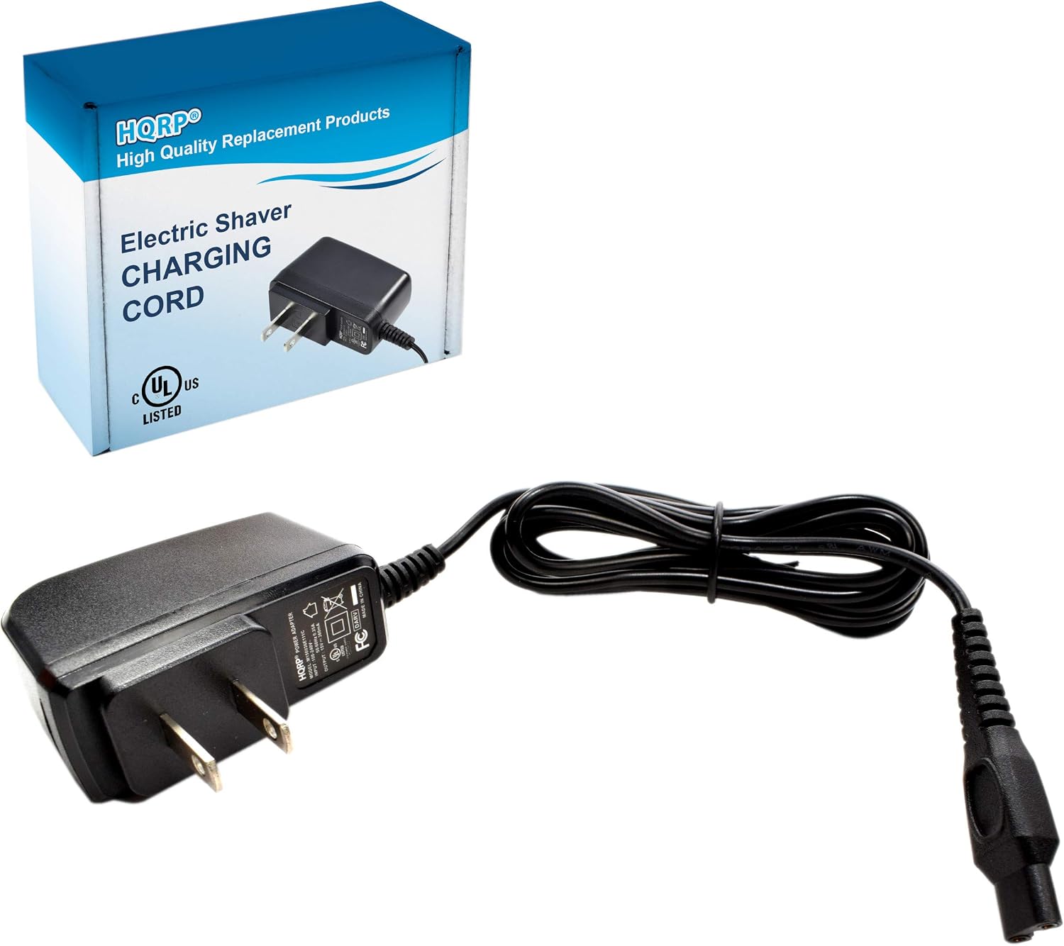 HQRP AC Adapter/Power Cord Compatible with Philips Norelco 5100 5200 Series S5210 S5290 7825XL 7845XL 7864XL 7865XL 7866XL 7867XL QP6510 QP6520