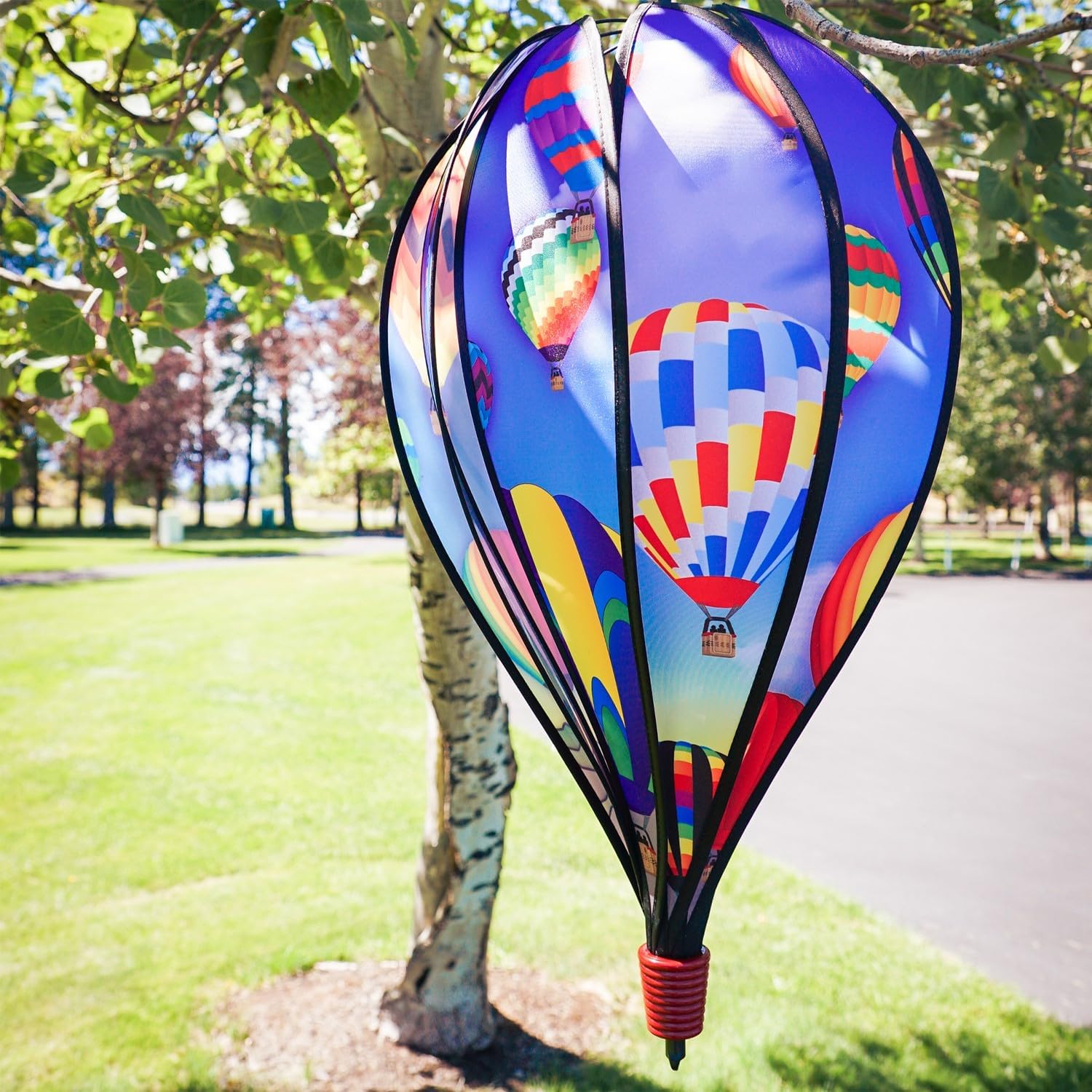 In the Breeze 0990 USA Flag 10-Panel Hot Air Balloon Wind Spinner