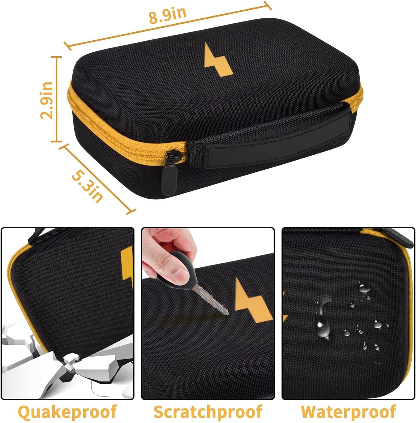 Comecase Hard Case for Fluke 87V/88V/15B+/17B+ and More Digital Multimeter