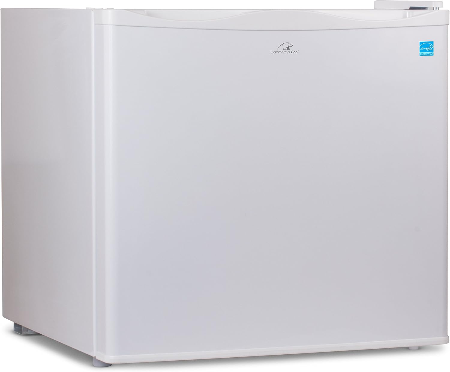 Commercial Cool Upright Freezer, Stand Up Freezer 5 Cu Ft with Reversible Door, White