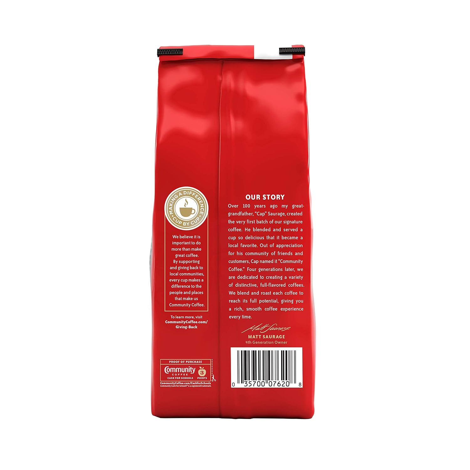 Community Coffee French Roast, Ground Coffee, Extra Dark Roast, 12 Ounce Bag (Pack of 1)