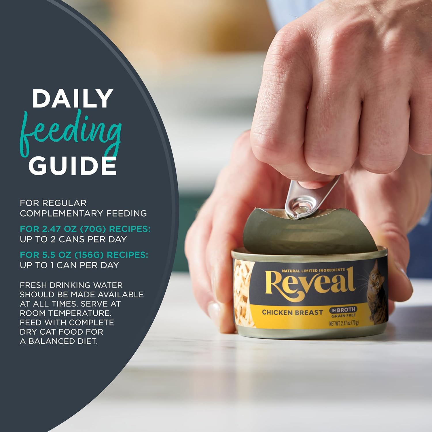 Reveal Tuna in Gravy Wet Cat Food 24-Pack 2.47 oz Cans