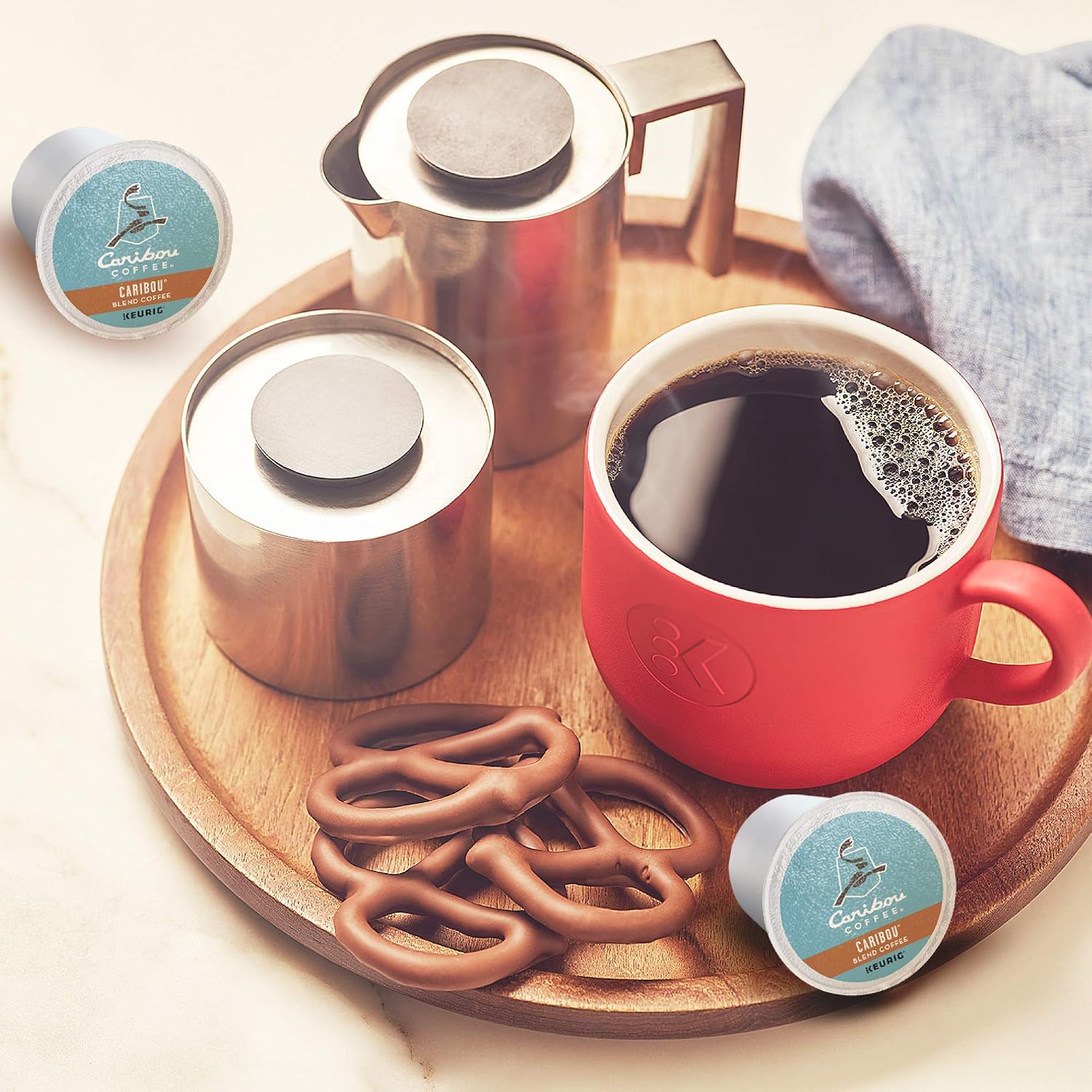 Caribou Coffee Caribou Blend Keurig Single-Serve K-Cup Pod, Medium Roast Coffee, 72 Count
