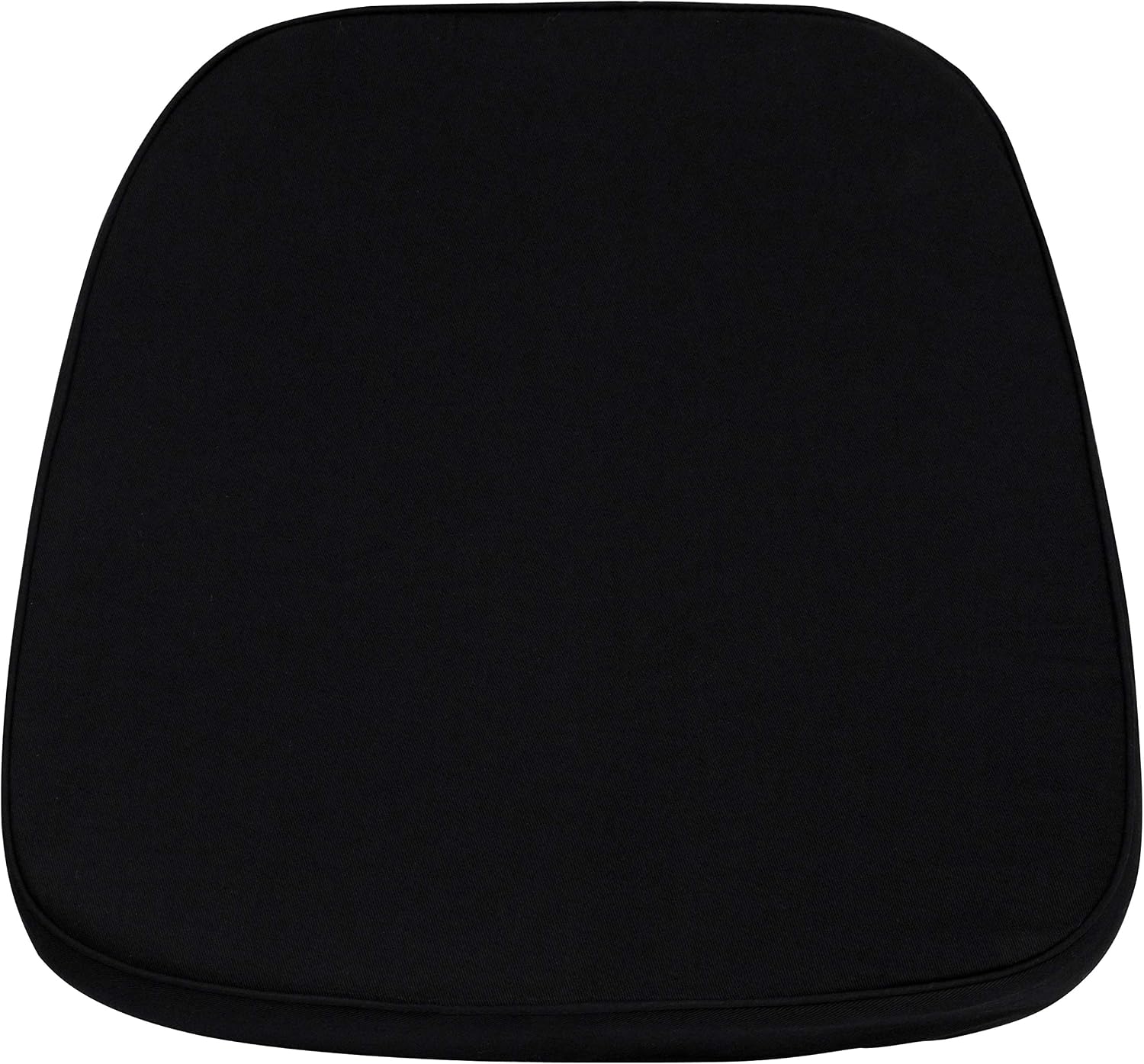 Flash Furniture Soft Black Fabric Chiavari Chair Cushion | Soft Fabric, Hook and Loop Fastener, Replacement Cushion