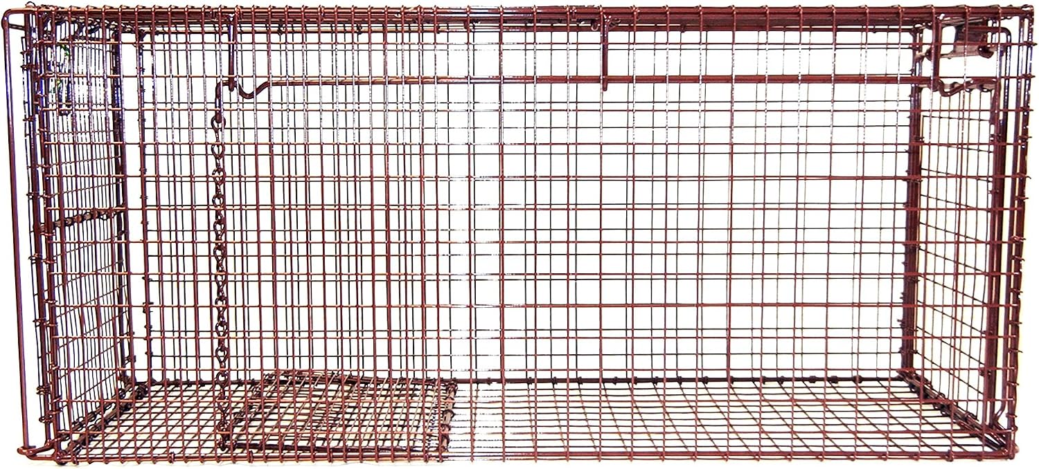 Tru Catch 30FCD Fat Cat Humane Live Animal Trap - Easy & Safe Catch & Release Animal Trap for Cats, Rabbits