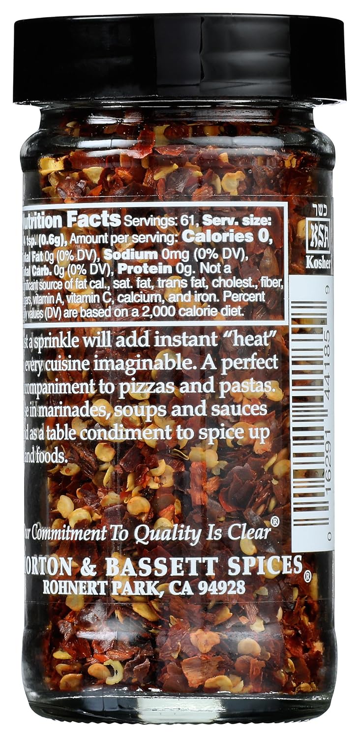 Morton & Bassett Cayenne Pepper, 1.8 oz – Non-GMO, Salt-Free, Bold and Spicy for Heat, Sauces & Mexican Cuisine