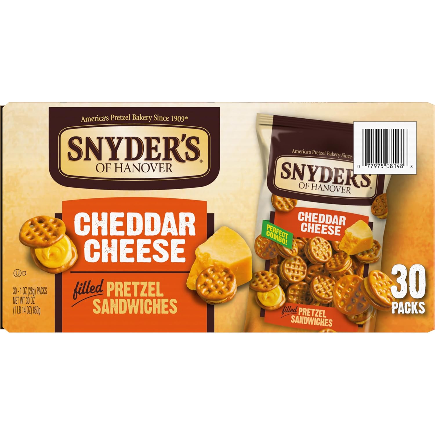 Snyder's of Hanover Variety Pack Pretzels, 36 Count Variety Pack (Pack of 36)