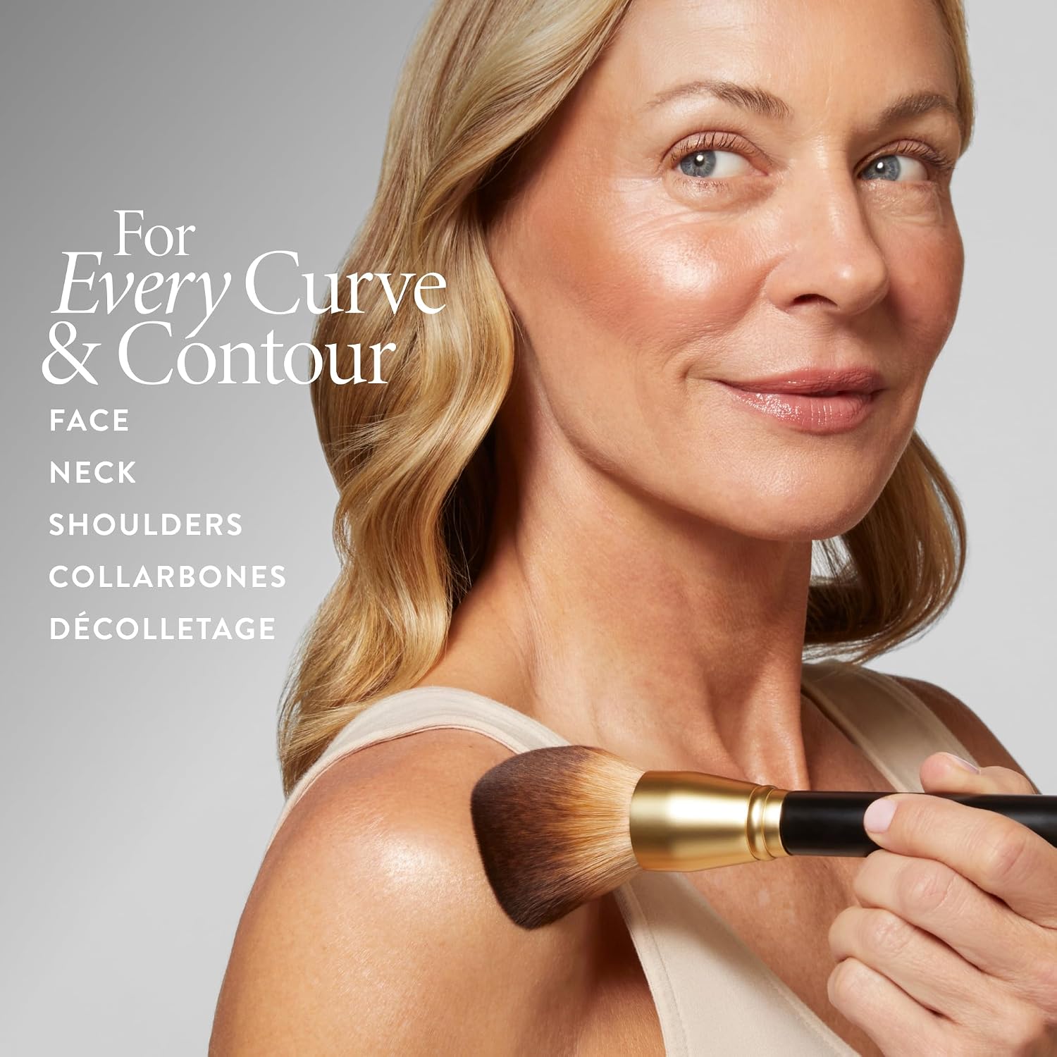 LAURA GELLER NEW YORK Makeup Brushes - Retractable Angled Kabuki Brush