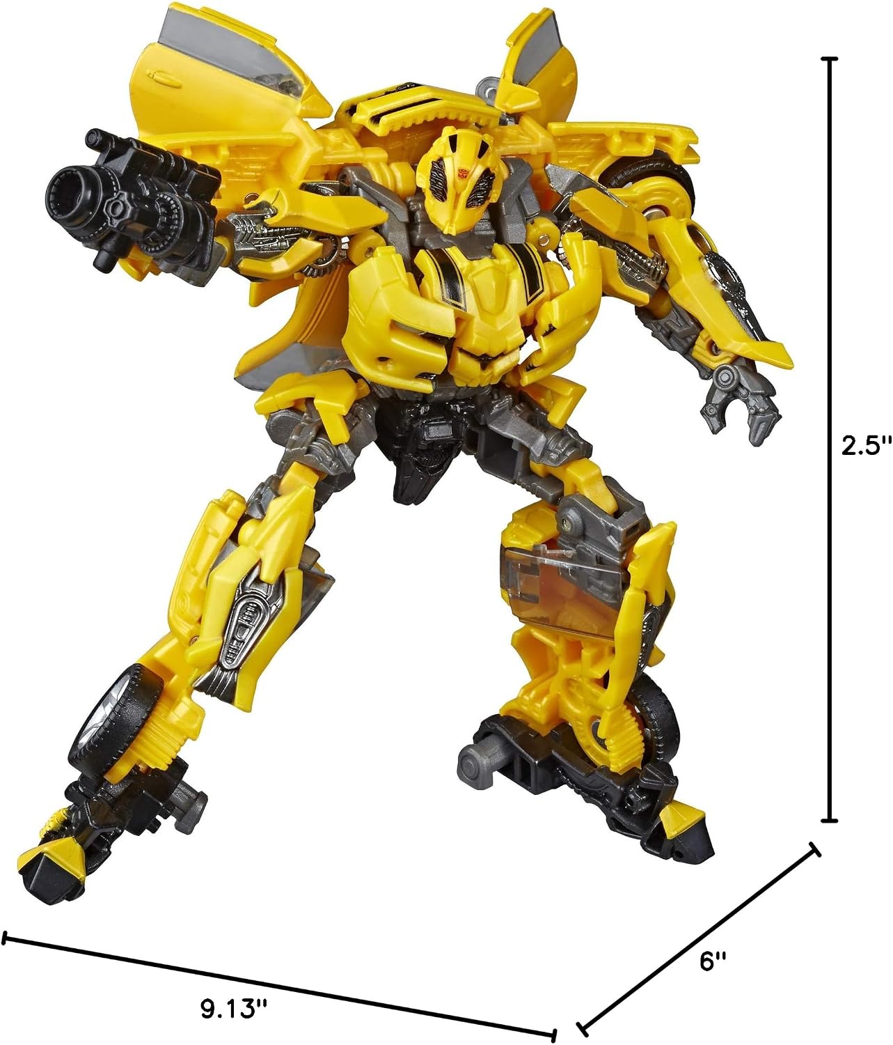 Transformers Toys Studio Series 49 Deluxe Class Movie 1 Bumblebee Action Figure - Kids Ages 8 & Up, 4.5" (Amazon Exclusive)