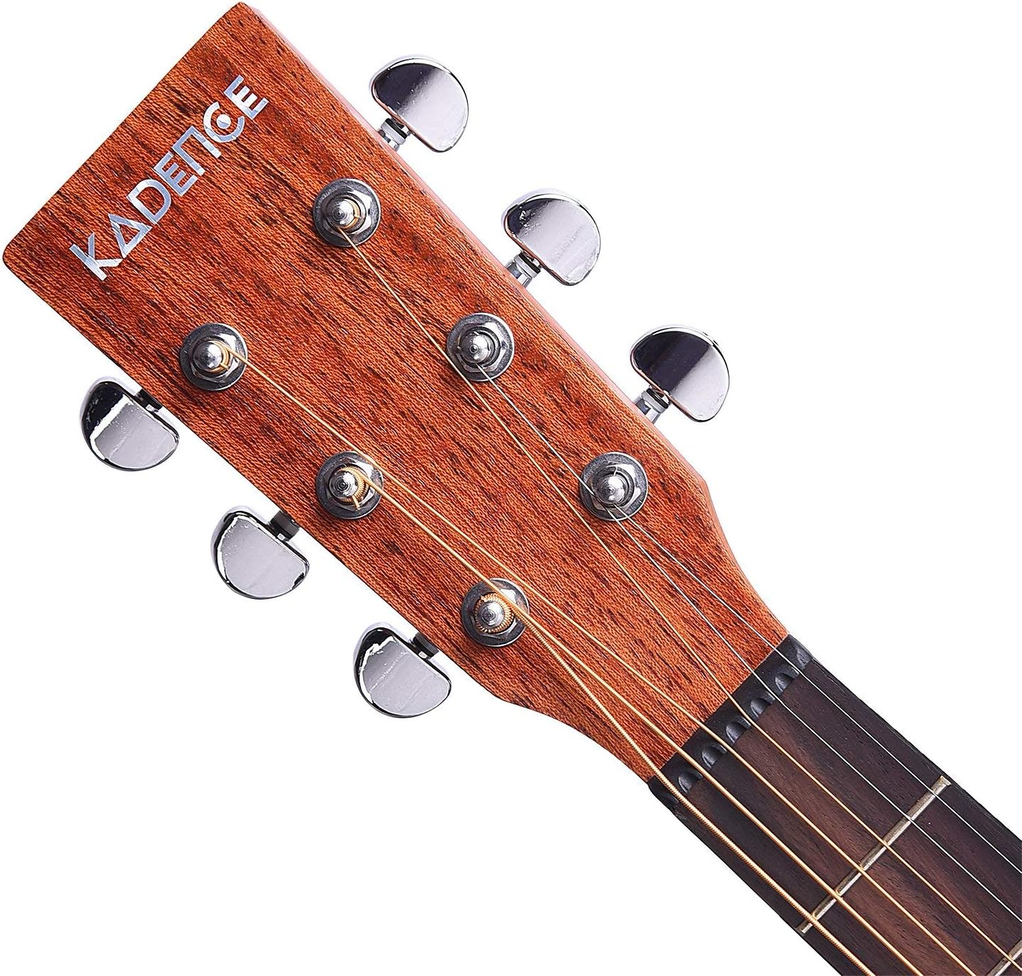 Kadence A06EQ-SC Acoustica 40" Electro Acoustic Guitar | Grand Auditorium Cutaway | AshWood | Built-in Pickup + 2 Band EQ | Includes Bag, Cable, Strap