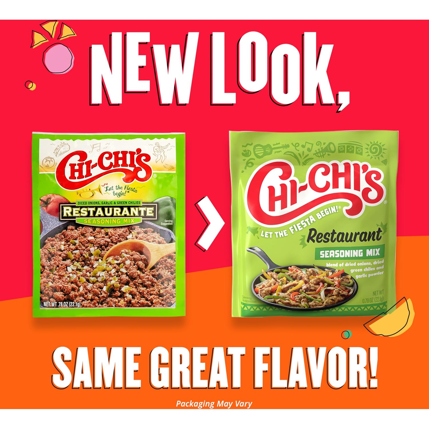 Chi Chi's Fiesta Restaurante Seasoning Mix, 0.78 Ounce (Pack of 24)